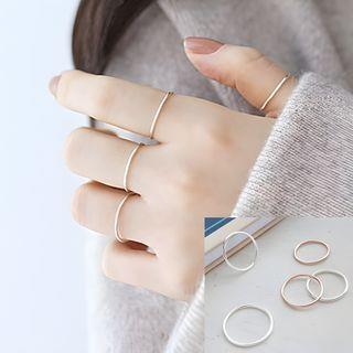 925 Sterling Silver Ring Rose Gold - Size No. 9 | Phoenoa by Phoenoa