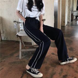 Striped Side Sweatpants As Shown In Figure by ANORA