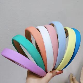 Plain Fabric Headband Tangerine by Sesori