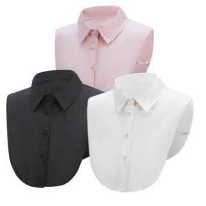 Basic Shirt Decorative Collar Pink | MIOW 122729286