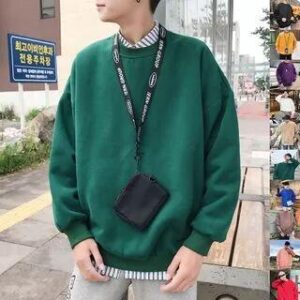 Couple-Matching Plain Sweatshirt Watermelon Red 130106078
