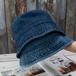 Denim Bucket Hat Light Blue by Raconteur