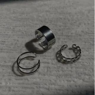 925 Sterling Silver Open Ring (various designs) J080 - Silver by Fireflicka