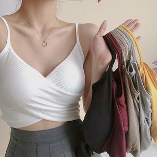 Cropped Camisole Top White by Shinsei