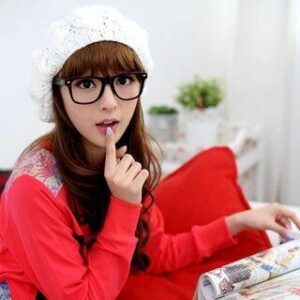 Cable Knit Beret White 138136925