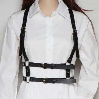 Faux Leather Harness Belt Black | Poyol by Poyol
