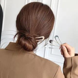 Alloy Hair Pin Type U - Silver | Koi Kawaii by Koi Kawaii