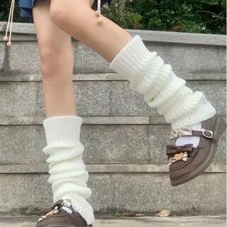 Plain Leg Warmer Black by Lychee
