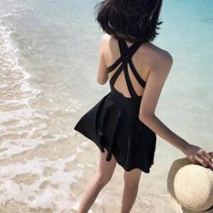 Black Halter Swim Dress: A Fresh Perspective and Styling Ideas Black Halter Swim Dress