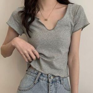 Blue Ribbed Camisole fashion styling inspiration