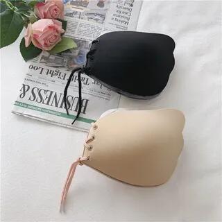 Lace-Up Strapless Bra Nude - Cup B by Wildery