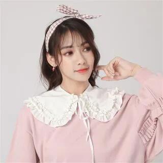 Frill Trim Decorative Collar White | MIOW by MIOW