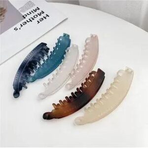 Plain Banana Clip Grayish Blue | LIDO 171393587