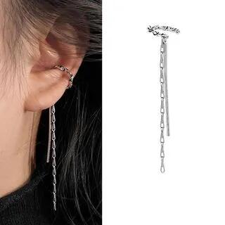 Chain Ear Cuff 1 Pc - Silver | Chimerro by Chimerro