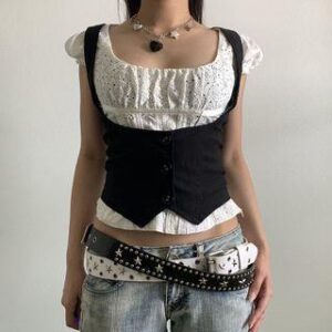 Corset Vest Black 172895209