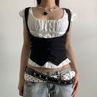 Corset Vest Black by Sosana