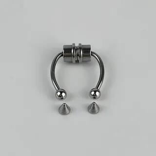 Magnetic Faux Nose Ring 1 pc - Silver | LIVSIA by LIVSIA