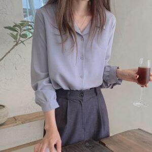 Lavender Puff-Sleeve Lightweight Blouse — Styling Ideas and Fashion Review lavender puff-sleeve lightweight blouse