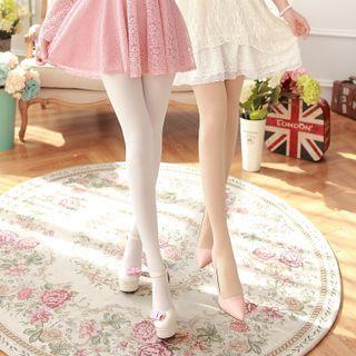 Plain Tights White by Whychunga