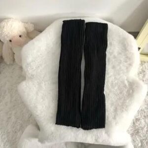 Bootcut Leg Warmers 1 Pair - Straight Leg - Stripe - Black 194623003