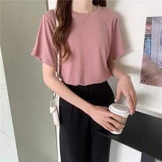 Short-Sleeve T-Shirt Nude Pink by Shopherd