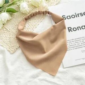 Plain Elastic Bandana Khaki 199176140