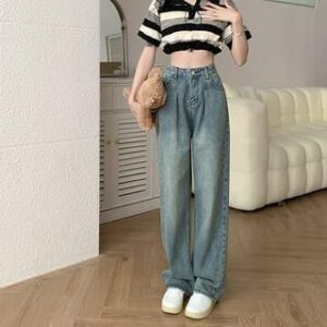 Wide-Leg Denim Jeans: The Art of Effortless Styling — A Wardrobe Study Wide-Leg Denim Jeans fashion styling photograph
