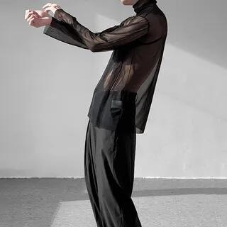 Sheer T-Shirt Black by MRCYC
