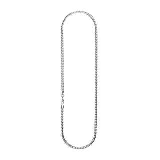 Chunky Chain Stainless Steel Necklace (various designs) Necklace - Thin Edition - Silver by Black Degree