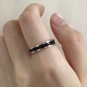 Stainless Steel Ring Silver & White | Betsuno 218215641