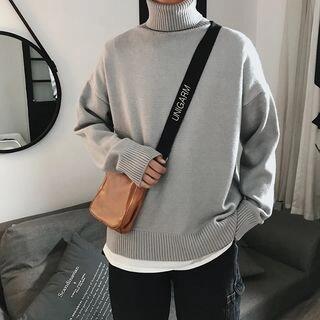 Turtleneck Sweater Coffee by YERGO
