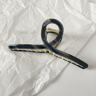 Hollow Hair Claw Clip 1pc - Black | moliveny by moliveny