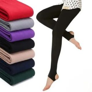 Fleece-Lined Tights Pantyhose - Fleece Lining - Nude 226227608