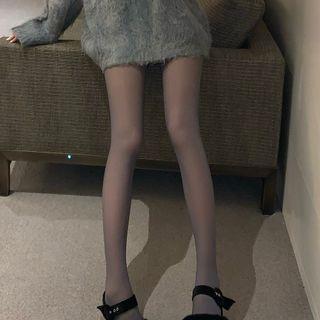 Glitter Stocking Gray & Skin - Pantyhose by Lychee