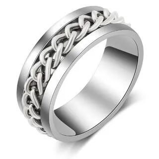 Chain Sterling Silver Ring Silver | Prushia by Prushia