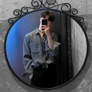 Long-Sleeve Plain Corduroy Shirt 601 - Gray 228991698