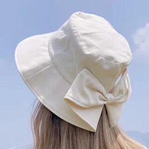 Bow Plain Bucket Hat Black 231251190