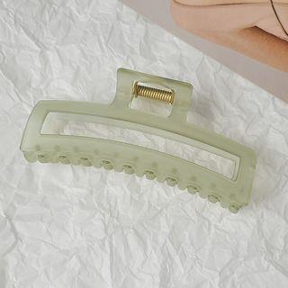 Hollow Hair Claw Clip 1pc - Light Green | moliveny by moliveny