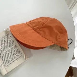 Plain Sun Hat Tangerine by Frior