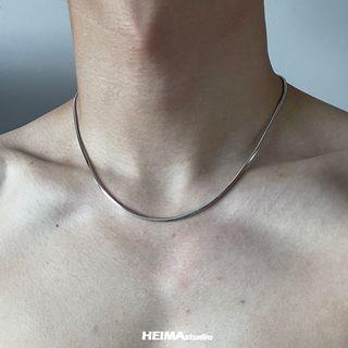 Stainless Steel Necklace Silver - 45cm | Kopesh by Kopesh