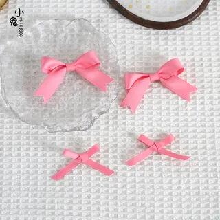 Set of 4: Ribbon Hair Clip Set of 4 - Rose Pink | Elfis by Elfis