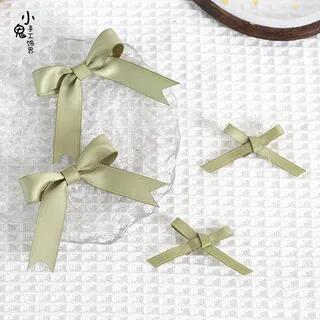 Set of 4: Ribbon Hair Clip Set of 4 - Matcha Green | Elfis by Elfis