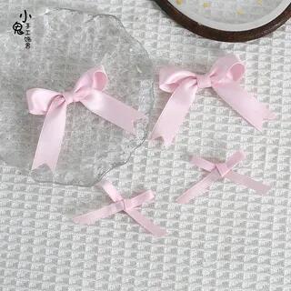 Set of 4: Ribbon Hair Clip Set of 4 - Light Pink | Elfis by Elfis