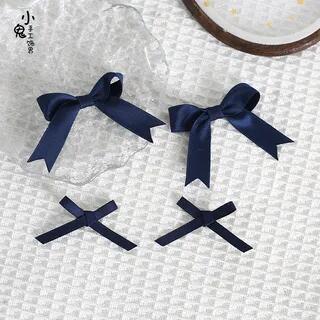 Set of 4: Ribbon Hair Clip Set of 4 - Dark Blue | Elfis by Elfis