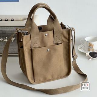 Canvas Tote Bag Brown by Basaran