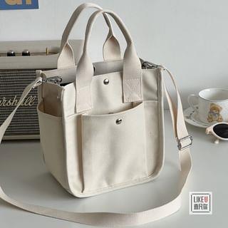 Canvas Tote Bag Off-White by Basaran