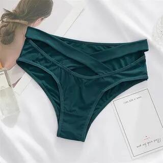 Low-Rise Panties Dark Green by Croix