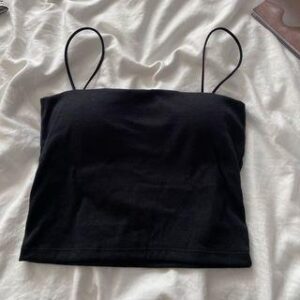 black and white minimalist strapless tube tops