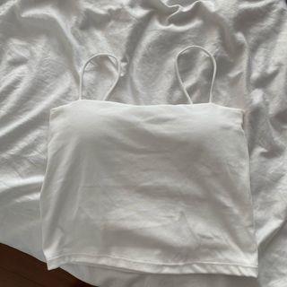 Padded Cami Top White by Moon City