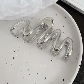 Metallic Hair Claw 15 - Silver | Daeuni by Daeuni
